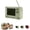 Grey, variant on Mini Cartoon TV, Rechargeable Mini Retro TV Cartoon Player with 8GB Memory, Supports Headphones & USB Playback – Perfect for Dollhouse Scenes & Collectible Decor, Knob Controls (Red)