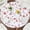 For Up to 45"-56" Round, variant on Oval Picnic Tablecloth, Waterproof Elastic Fitted Table Covers for 48" - 68" Tables, Wipeable Flannel Backed Vinyl Tablecloths for Camping, Indoor, Outdoor, Blue & Yellow
