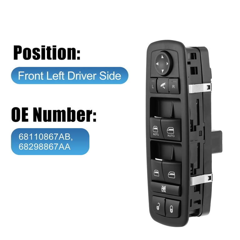 68110867AB Front Left Drive Side Car Power Window Switch Lift