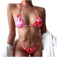thumbnail image 2 of Traje de baño dividido para mujer a la moda, Bikini Sexy a rayas en la cintura Fridja nalpqowj20668, 2 of 6