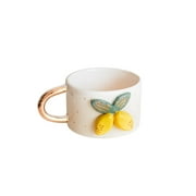 Ceramic Mug With Gold Handle A Festive Charm For The Holidays