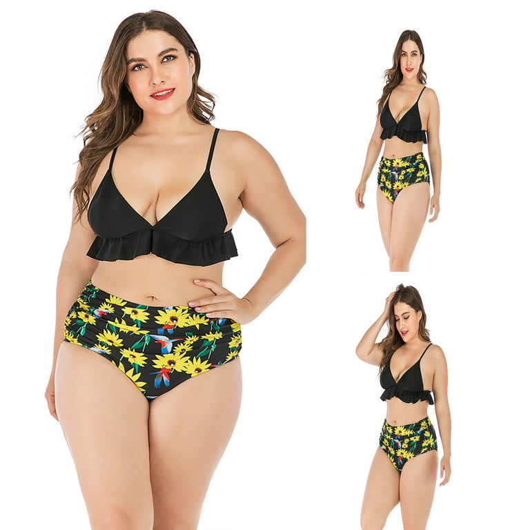 YWDJ Clearance Womens Bathing Suits 2 Piece Bikini Plus Size Large