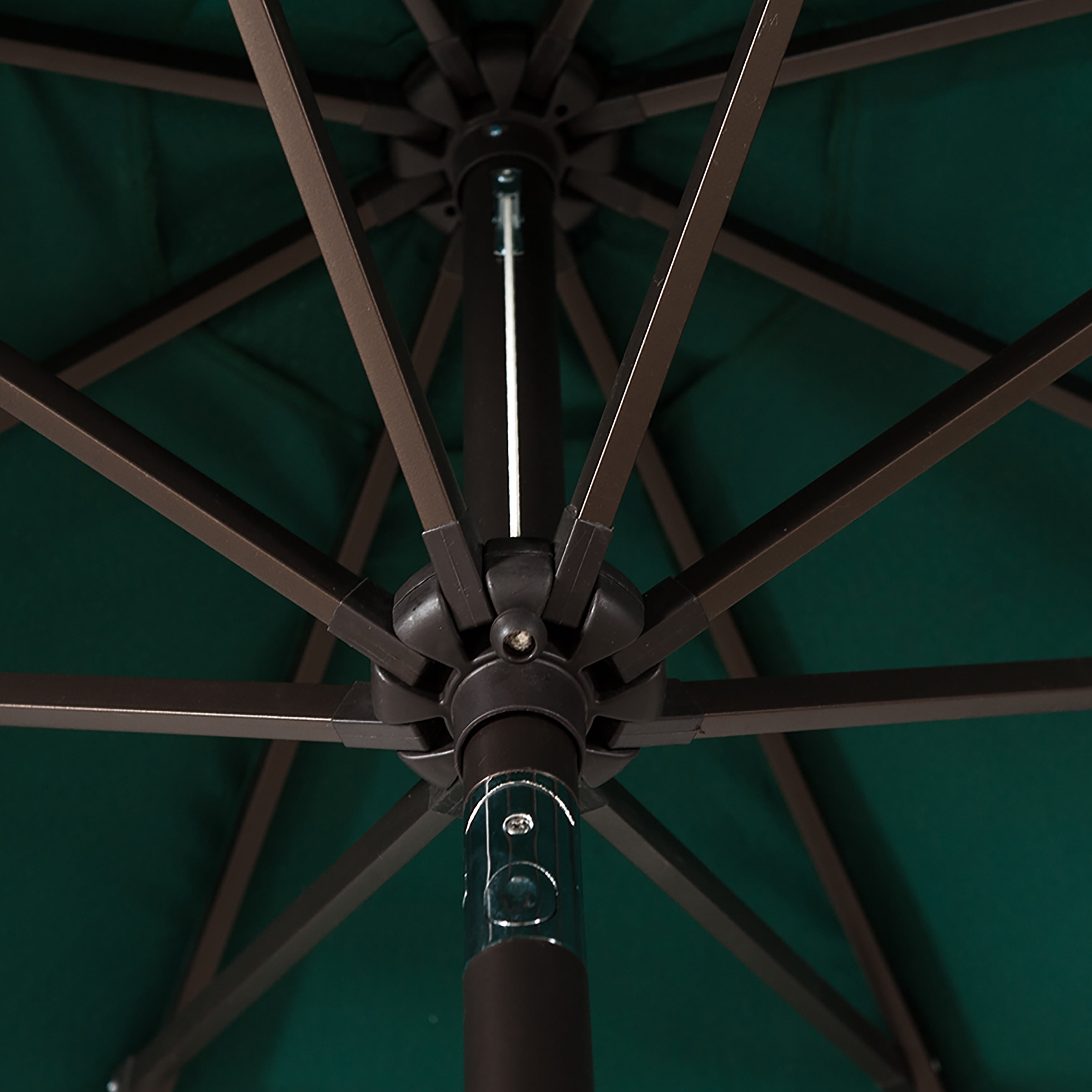 Westin Outdoor 9 Ft Patio Market Umbrella with Tilt & Crank, Dark Green