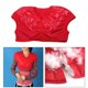 thumbnail image 4 of Chaqueta recortada de plumón para mujer ligero cálido Calentador de hombros Protector de envoltura térmica Rojo M Colcomx Calentador de hombros hacia abajo, 4 of 8