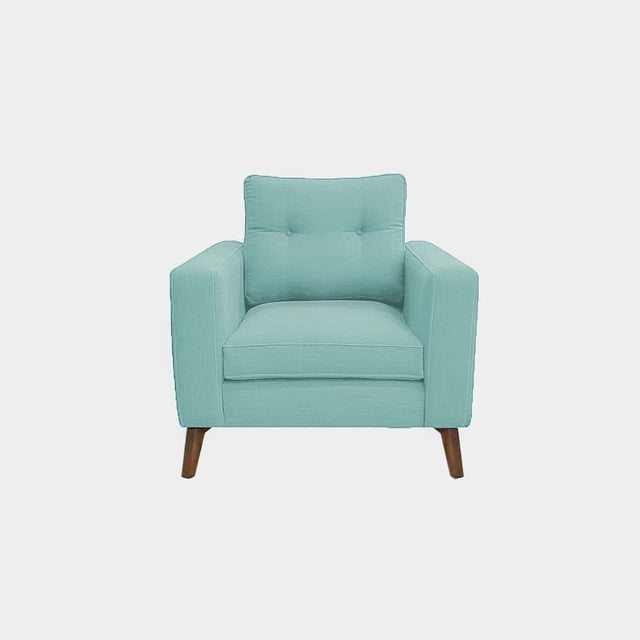 Sillon Lenoon Curri Turqueza - DC Inlab Muebles Modelo D