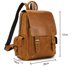 thumbnail image 4 of Bolsa Mochila informal retro para hombre Mochila de piel de vaca de color sólido Gran capacidad para la universidad JShteea Para Estrenar, 4 of 9