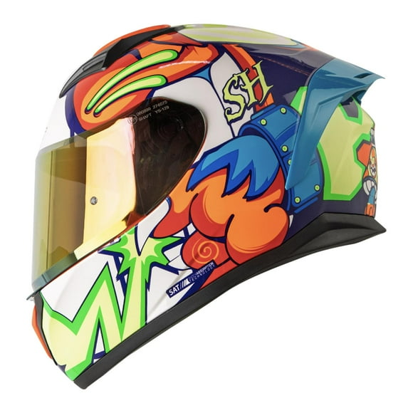 Casco Shaft Sh582Sp Evo Nj Magic Mica Tr Rep Rj Cerr naranja XL