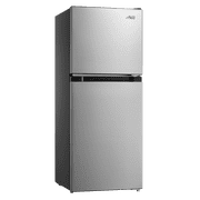 Arctic King 4.5 Cu Ft Two-Door Compact Refrigerator, Stainless Steel Look