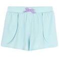 thumbnail image 2 of Disney Lilo & Stitch Big Girls' Short Sleeve Graphic T-Shirt and Bubble Shorts Set Light Purple/Light Blue Stitch, 2 of 4