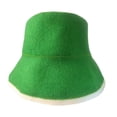 thumbnail image 2 of Gorro de sauna de fieltro, gorro de baño , portátil, diámetro de 29 cm, resistente al calor, accesorio de regalo, de sauna para ducha, baño de Verde, 2 of 8
