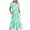 Light Blue, variant on Horkkom Shirt Dresses for Women Short Sleeve Crew Neck Maxi Dresses Casual Loose Gradient Print Long Dresses with Pockets L