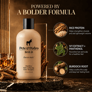 Pete & Pedro BOLD - Bourbon Scented Rich Daily Shampoo For Men, 8.5 oz.