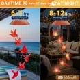 thumbnail image 2 of Hummingbird Solar Wind Chimes for Outside - AIONASA Color Changing LED Outdoor Solar Lights Waterproof Windchimes, Hanging Gifts for Mom Grandma Women, Home Garden Patio Yard Porch Decoration, 2 of 10