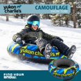 thumbnail image 2 of Tubo de nieve Yukon Charlie's inflable de alta resistencia de 117 cm, 2 of 9