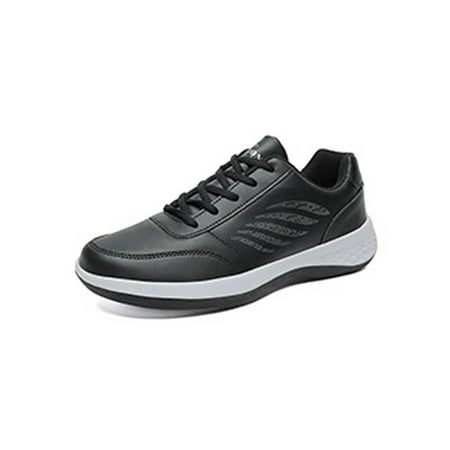 

Wazshop Mens Trainers Fitness Workout Running Shoe Sport Sneakers Non Skid Breathable Walking Men Comfort Fashion Black 7