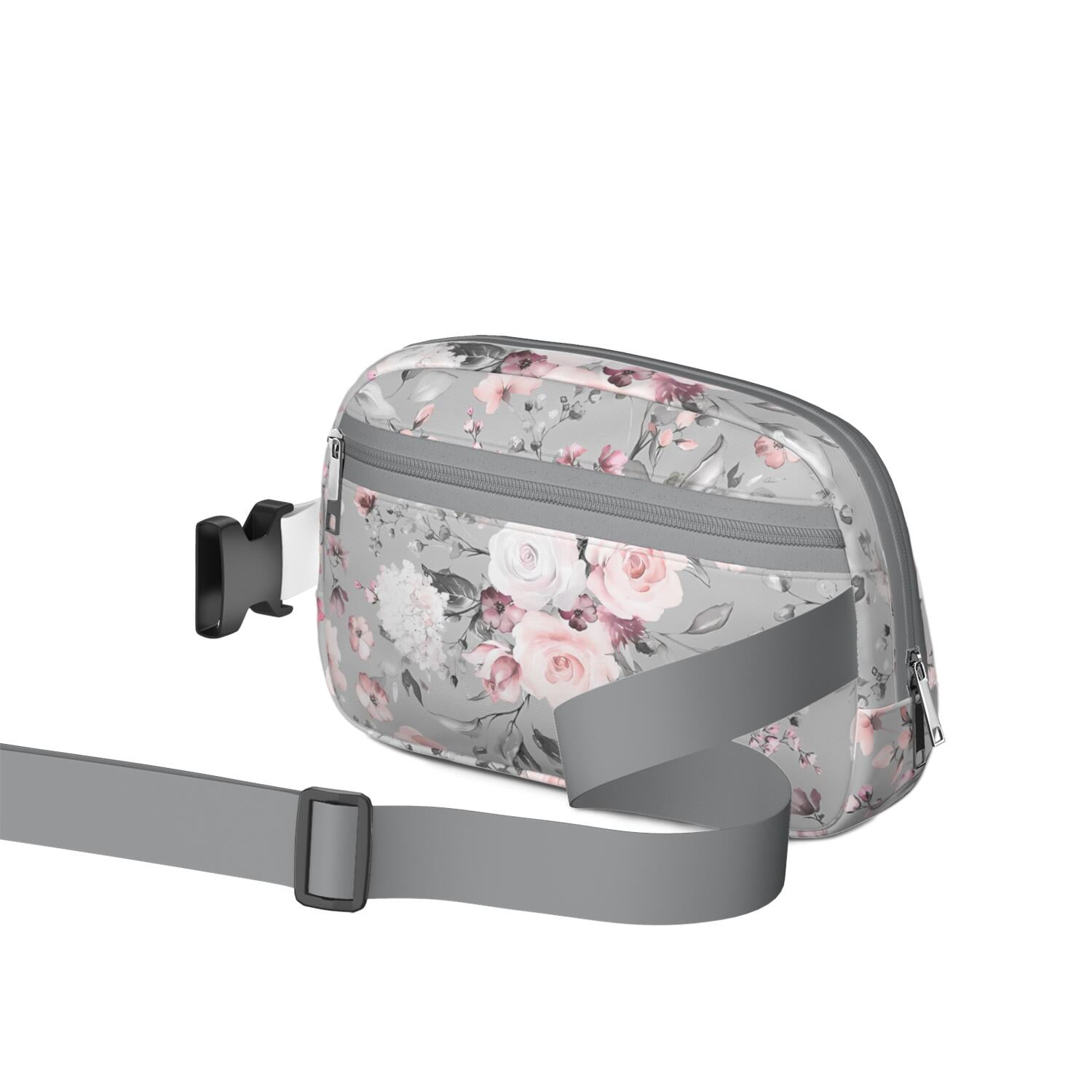 Floral Blossom Waist Bag – Cute Country Fanny Pack with Spring Wildflower Pattern & Romantic Touches