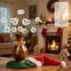 thumbnail image 5 of Adorno de espejo de lentejuelas de bola de Navidad | Decoración festiva de vacaciones | Rama de espuma plástica | 40cm | Rojo Oro Plata Verde Rosa | Decoración de arreglo versátil | 1 Pieza | Adorno, 5 of 7