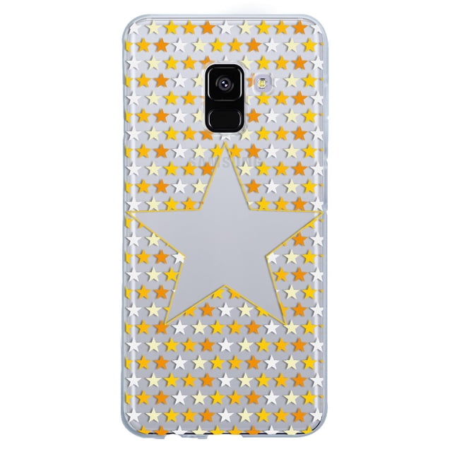 Funda para Galaxy A8 InstaCase Estrellas Amarillas Uso Rudo Antigolpes