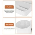 thumbnail image 6 of White Plastic Makeup Organizer with Rotating Design for Desk Storage and Decor 1 Piece, 6 of 6