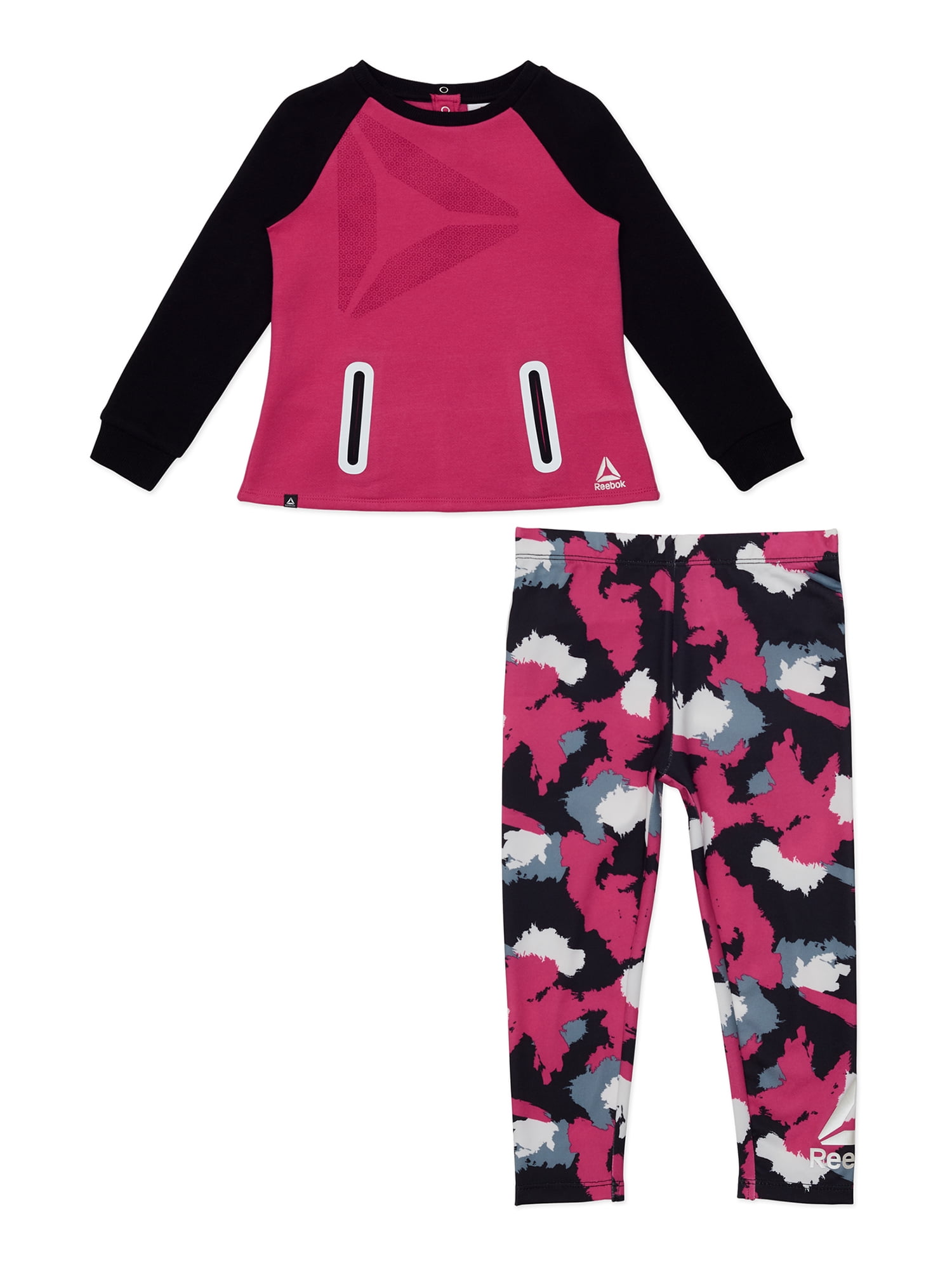 Reebok Baby \u0026 Toddler Girls Camo 