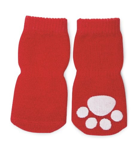 Wetterhound Dog Red Paw Heart Pattern Men-Women Adult Ankle Socks