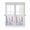 MediumPurple SkyBlue, variant on Half Window Curtain 36 Inches Long, Lavender Spring Window Treatment Curtain Drapes, Farmhouse Pastoral Pastel Flowers Small Tier Curtains for Bathroom Over Sink, 27.5"x36", 2 Panels