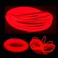 thumbnail image 4 of Lámpara EL Línea luminosa flexible Luz de neón Ultra brillante EL Cable de luz fría (Rojo) Likrtyny Para estrenar, 4 of 8