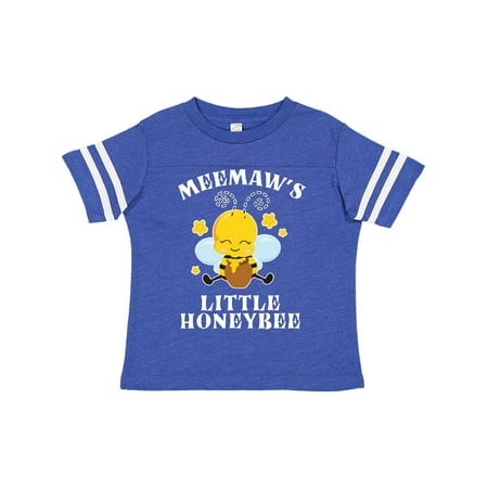 

Inktastic Cute Bee Meemaw s Little Honeybee with Stars Gift Toddler Boy or Toddler Girl T-Shirt