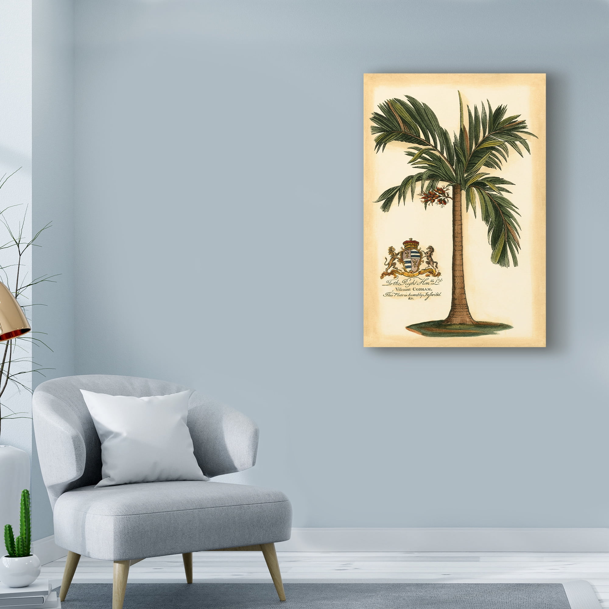 Trademark Fine Art 'British Colonial Palm I' Canvas Art by Vision Studio