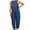 Blue, variant on VISALY Womens Loungewear Set, Plaid Loose Breathable Sleeveless Vest Trousers Set Striped 2 Piece Pants Sets for Women, Tank Top Nightgowns Built In Bra Pajamas Sleeveless Cotton Nightgowns, Blue,L