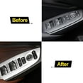 thumbnail image 4 of Xotic Tech Interior Window Lift Door Lock Switch Control Panel Cover Trim, Matte Silver, Compatible with Honda Accord 10th Gen 2018-2022, 4 of 9
