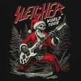 thumbnail image 3 of Sleigher World Tour Tank Top Santa Claus Skeleton Rock and Roll Legend Guitar Band Christmas Tree Xmas Men's Top, 3 of 7