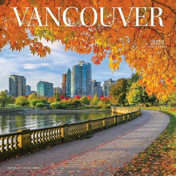 Wyman Publishing Vancouver 2024 30.48x60.96 CM Mur Carré Calendrier, 9781525611681