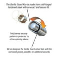 thumbnail image 4 of Gorilla Automotive 61681 Acorn Gorilla Guard Locks (1/2" Thread Size) - Pack of 4, 4 of 5