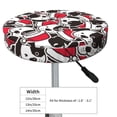 thumbnail image 4 of Lsque Cute Dog Round Bar chair cushion covers Velvet Fabric Premium Comfort Protects from Scratches and Stains for 14-17 Inch Chair- 13 inch, 4 of 7