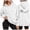 White, variant on CAIXIA Palm Puff Graphic Hoodies for Women Pullover Drawstring Loose Fit Cotton Tops for Women Trendy Work Funny Graphic Sweatshirts for Women with Pocket Winter Clothing Outfits