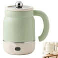 thumbnail image 1 of Multifunctional Portable Electric Cooking Mug, Multi-Preserving Electric Stew Mug, Lightweight Travel Electric Kettle Portable, Prepare Hot Water, Herbal Tea, Porridge, Soup (Green), 1 of 8