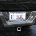 Auto Drive Chrome Metal AntiTheft License Plate Cover and Frame
