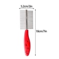 thumbnail image 2 of Pet Grooming Comb Flea Proof Dogs Cats Cleaning Brush Bathing Supplies Rabbit, 2 of 7
