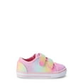 thumbnail image 3 of Wonder Nation Pastel Rainbow Casual Two Strap Sneaker (Toddler Girls), 3 of 7