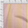 thumbnail image 1 of oneOone Cotton Silk Fabric Stripe & Herringbone Geometric Print Sewing Fabric BTY 42 Inch Wide, 1 of 4