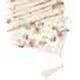 thumbnail image 2 of Camino de mesa largo ER 15 pulgadas x 77 pulgadas Flor Beige, 2 of 6