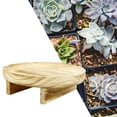 thumbnail image 2 of Maceta de jardín de madera maciza, independiente, gruesa, ecológica, vintage. 25cm, 2 of 9