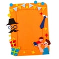 thumbnail image 1 of Marco de fotos DIY, regalo para el Día del Padre, juguete educativo, proyecto de bricolaje, decoración para niños. papá niño naranja, 1 of 9