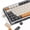 Gold, variant on COSTOM Retro PBT Keycaps, 137 Keys Double Shot Keycaps Set for 61/64/68/84/87/100/104/108, Cherry Profile Custom Key Caps for Mechanical Keyboards, Retro Orange