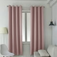 thumbnail image 4 of JVBTVB Blackout Thermal Insulated Curtains 42x63 Inch - Noise Reducing Polyester Room Darkening Curtains with Grommets for Bedroom, 4 of 5