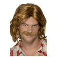 thumbnail image 1 of Smiffys Mens 70s Super Trouper Wig & Moustache, 1 of 1