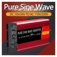 thumbnail image 2 of Portable Pure Sine Wave Inverter 12V To 220 V Car Solar Power Converter High Frequency Inverter ,Easy to Use, 2 of 5