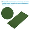 thumbnail image 3 of Unique Bargains Down Jacket Repair Patch 4' x 8', 2 Pack Self Adhesive Nylon Fabric Patch, Light Green, 3 of 5