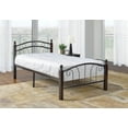 thumbnail image 1 of Metal Bed with Dark Cherry Posts, 1 of 1
